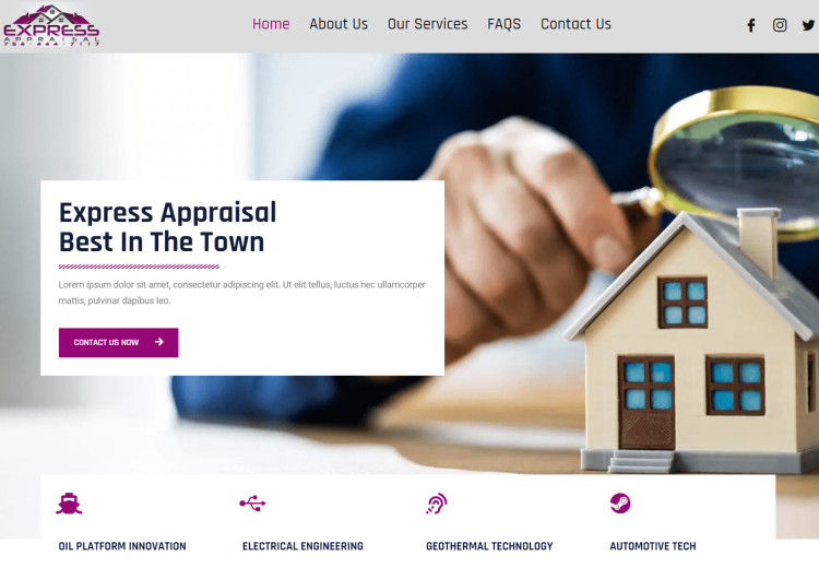WordPress Site.